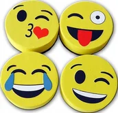 Magnesy - Gąbka do tablic suchościeralnychBUŹKI Emotki 4 Szt - miniaturka - grafika 1