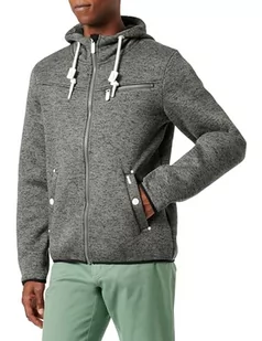 Yuka Męska kurtka polarowa 18331421, szary melanż, XL, szary melanż, XL - Kurtki męskie - miniaturka - grafika 1