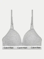 Biustonosze dla dziewczynek - Calvin Klein Underwear Biustonosz braletka G80G800629 Szary - miniaturka - grafika 1