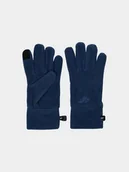 Rękawiczki dla dzieci - Rękawiczki polarowe Touch Screen dziecięce 4F 4FJWAW24AGLOU069-30S Niebieski L-XL - miniaturka - grafika 1
