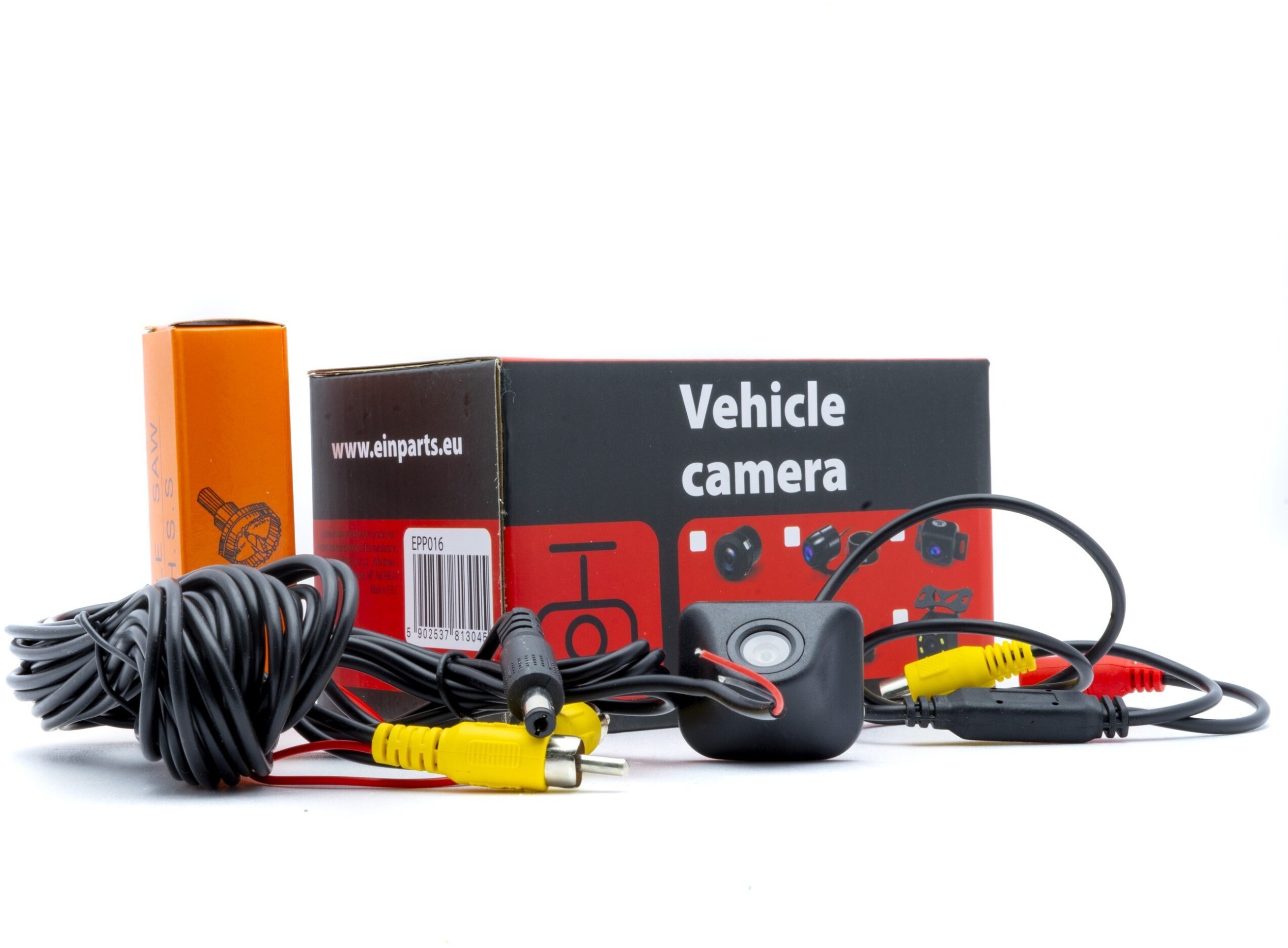 Einparts Automotive EINPARTS Kamera cofania 120 do samochodu z kablem AV CINCH zasilanie DC12V