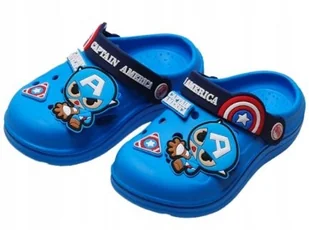 Klapki kapcie dziecięce buty sandałki kroksy marvel kapitan Ameryka 25-26 - Buty dla chłopców - miniaturka - grafika 1