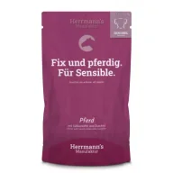 Mokra karma dla psów - Herrmanns Manufaktur Selection Sensitive Dog Pferd - konina z cukinią i batatami 150 g - miniaturka - grafika 1