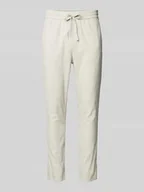 Spodnie męskie - Spodnie o kroju tapered fit z dodatkiem streczu model ‘LINUS’ - miniaturka - grafika 1
