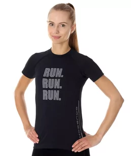 Koszulka Damska Running Air Pro Brubeck czarna Rozmiar: S - Koszulki sportowe damskie - miniaturka - grafika 1