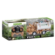 Zabawki zdalnie sterowane - CIĘŻARÓWKA ZDALNIE STEROWANA ZBIORNIK NA WODĘ Z WĘŻEM EFEKTY ŚWIETLNE PILOT - miniaturka - grafika 1