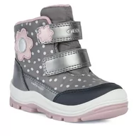 Buty dla dziewczynek - Śniegowce Geox B Flanfil Girl B Abx B363WB 0MNNF C0952 M Dk Grey/Pink - miniaturka - grafika 1