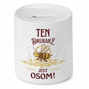 Skarbonka Dla Drukarza na Urodziny Prezent z Nadrukiem ze Zdjęciem - Skarbonki - miniaturka - grafika 1