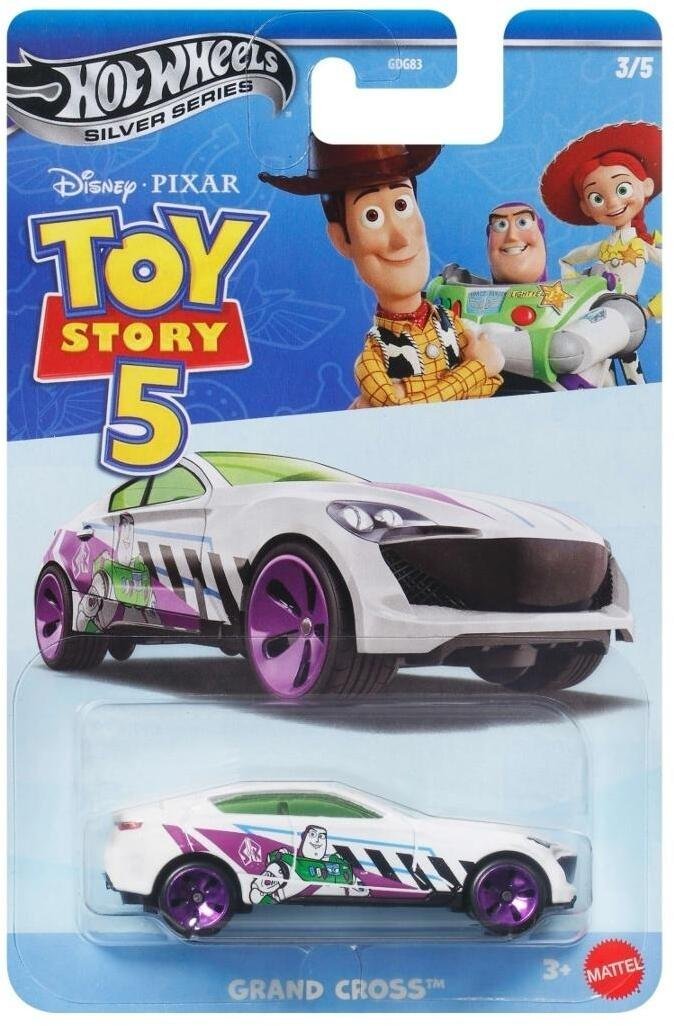 Mattel Hot Wheels Silver Toy Story 5 Grand Cross