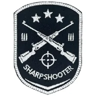 Odzież taktyczna i umundurowanie - Patch Sharpshooter 65mm x 90mm - miniaturka - grafika 1