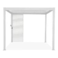 Kratki i pergole - Panel żaluzjowy od pergoli PREMIUM White, szer. 123,5cm - Gutroof - miniaturka - grafika 1
