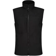 Kamizelki męskie - Regatta Flux Softshell kamizelka regatowa ocieplacz, All Black TRA788 00F95 - miniaturka - grafika 1