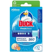 Środki do WC - DUCK Krążek żelowy do WC Marine 6 szt samoprzylepny odświeżacz żelowy czystość i świeżość - miniaturka - grafika 1