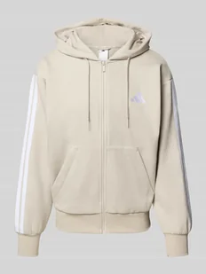 Bluza rozpinana z kapturem i kieszenią kangurką - Bluzy męskie - miniaturka - grafika 1