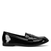 Mokasyny damskie - Mokasyny DeeZee WS270205-12 Czarny - miniaturka - grafika 1