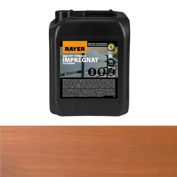 Impregnat do drewna RAYER 10l kasztan MOCNY Woski