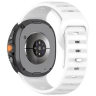 Akcesoria do smartwatchy - PASEK DO SAMSUNG GALAXY WATCH 8 40MM / 44 MM / 46 CLASSIC BIAŁY - miniaturka - grafika 1