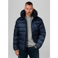 Kurtki i kamizelki sportowe męskie - Pit Bull Kurtka Zimowa Z Kapturem Barles Dark Navy - miniaturka - grafika 1