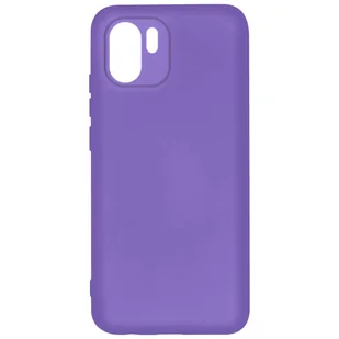 Xiaomi Redmi A1 2022 Etui Półsztywne Miękkie w dotyku Cienki Fioletowy - Etui i futerały do telefonów - miniaturka - grafika 1