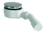 Syfony - Schedpol Syfon brodzikowy PLASTBRNO z grzybkiem chrom średnica 90 mm 9.133 - miniaturka - grafika 1