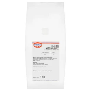 Dr. Oetker Cukier wanilinowy 1kg - Dodatki do ciast w proszku - miniaturka - grafika 1