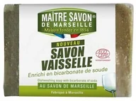 Mydła - Mydło do mycia naczyń z Mydłem Marsylskim i Sodą Oczyszczoną, Maitre Savon de Marseille, 200 g - miniaturka - grafika 1