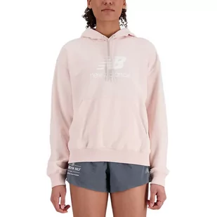 Bluza New Balance WT41504OUK - różowa - Bluzy sportowe damskie - miniaturka - grafika 1