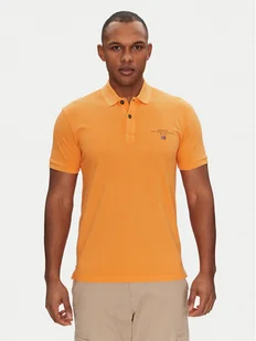 Napapijri Polo Elbas NP0A4GDL Pomarańczowy Regular Fit - Koszulki męskie - miniaturka - grafika 1
