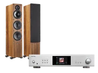 Zestawy stereo - Rotel S14 (srebrny) + Tesi 661 (orzech) - miniaturka - grafika 1