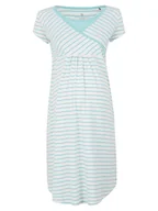 Bielizna nocna - Damska koszula nocna do karmienia niebieska Bellybutton Maternity, r.XL - miniaturka - grafika 1