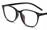 Okulary korekcyjne, oprawki, szkła - Okulary korekcyjne plusy do czytania czarne +3.5 - miniaturka - grafika 1