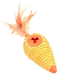 DUVO Duvo + Cattoy Karotte Snack Mit Sisal Für Katzen Orange - Pozostałe akcesoria dla kotów - miniaturka - grafika 1