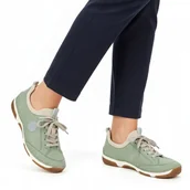 Półbuty damskie - Półbuty damskie Rieker, zielone, 55950-52-37 - miniaturka - grafika 1