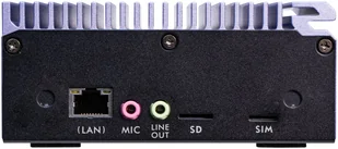 Shuttle Edge PC SPCEL12 Wielkość PC 0.46L Czarny, Niebieski J6412 Intel SoC BGA 1493 2 GHz - Mini PC - miniaturka - grafika 1