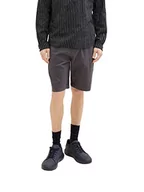 Spodenki damskie - TOM TAILOR Denim Męskie Szorty bermudy 1037118, 10899 - Tarmac Grey, M - miniaturka - grafika 1