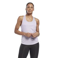 Koszulki i topy damskie - Damska koszulka bez rękawów REEBOK ID TRAIN MESH BACK TANK HT6020 – Fioletowy - miniaturka - grafika 1