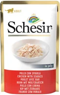 Mokra karma dla kotów - Schesir w galarecie, saszetki, 6 x 85 g - Filet z kurczaka z labraksem - miniaturka - grafika 1