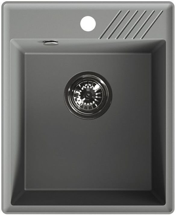 Mexen Zlewozmywak Granitinė virtuvinė plautuvė Hub SPH_V10Y, Volcano grey