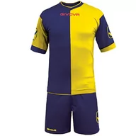 Zestawy męskiej odzieży sportowej - Givova, kit Combo Mc, niebieski/żółty, XL - miniaturka - grafika 1