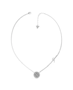 Biżuteria GUESS JUB1155JWRHTU. Naszyjnik, Kolor srebrny. Kobieta. - Naszyjniki - miniaturka - grafika 1