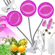 Pozostałe akcesoria do uprawy roślin - Zestaw 3x Żarówka LED plant Heckermann 200LED 18WLED - 20W + Uchwyt - miniaturka - grafika 1