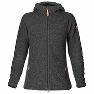 Bluzy damskie - Fjallraven Fjallraven damska bluza Kaitum Fleece W, ciemnoszara, XXS 89666 - miniaturka - grafika 1