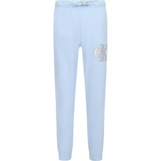 Spodnie sportowe damskie - CALVIN KLEIN JEANS Spodnie dresowe | Regular Fit - grafika 1