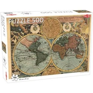 Tactic Puzzle Old Map of the World 500 - - Puzzle - miniaturka - grafika 1
