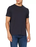 Koszulki męskie - LERROS T-shirt męski z okrągłym dekoltem, niebieski (Night Blue 480), M - miniaturka - grafika 1