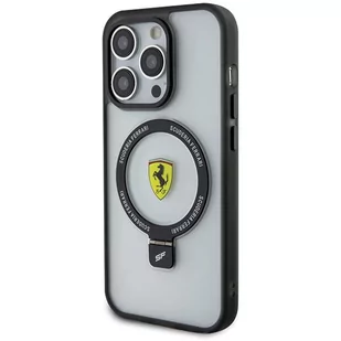 Ferrari FEHMP15XUSCAH iPhone 15 Pro Max 6.7" transparent hardcase Ring Stand 2023 Collection MagSafe - Etui i futerały do telefonów - miniaturka - grafika 2