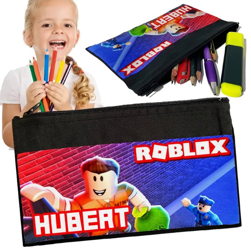 Personalizowany Piórnik ROBLOX - Saszetka Nadruk imienia Prezent