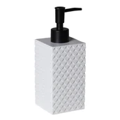 Mydelniczki i dozowniki mydła - Dozownik mydła Armo 7 x 18,5 cm biało-czarny - miniaturka - grafika 1