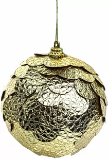 Bombki choinkowe złote - 10 cm - 2 szt. - Bombki - miniaturka - grafika 1