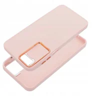 Etui i futerały do telefonów - Futerał FRAME do XIAOMI Redmi Note 14 PRO 4G pudrowy róż - miniaturka - grafika 1
